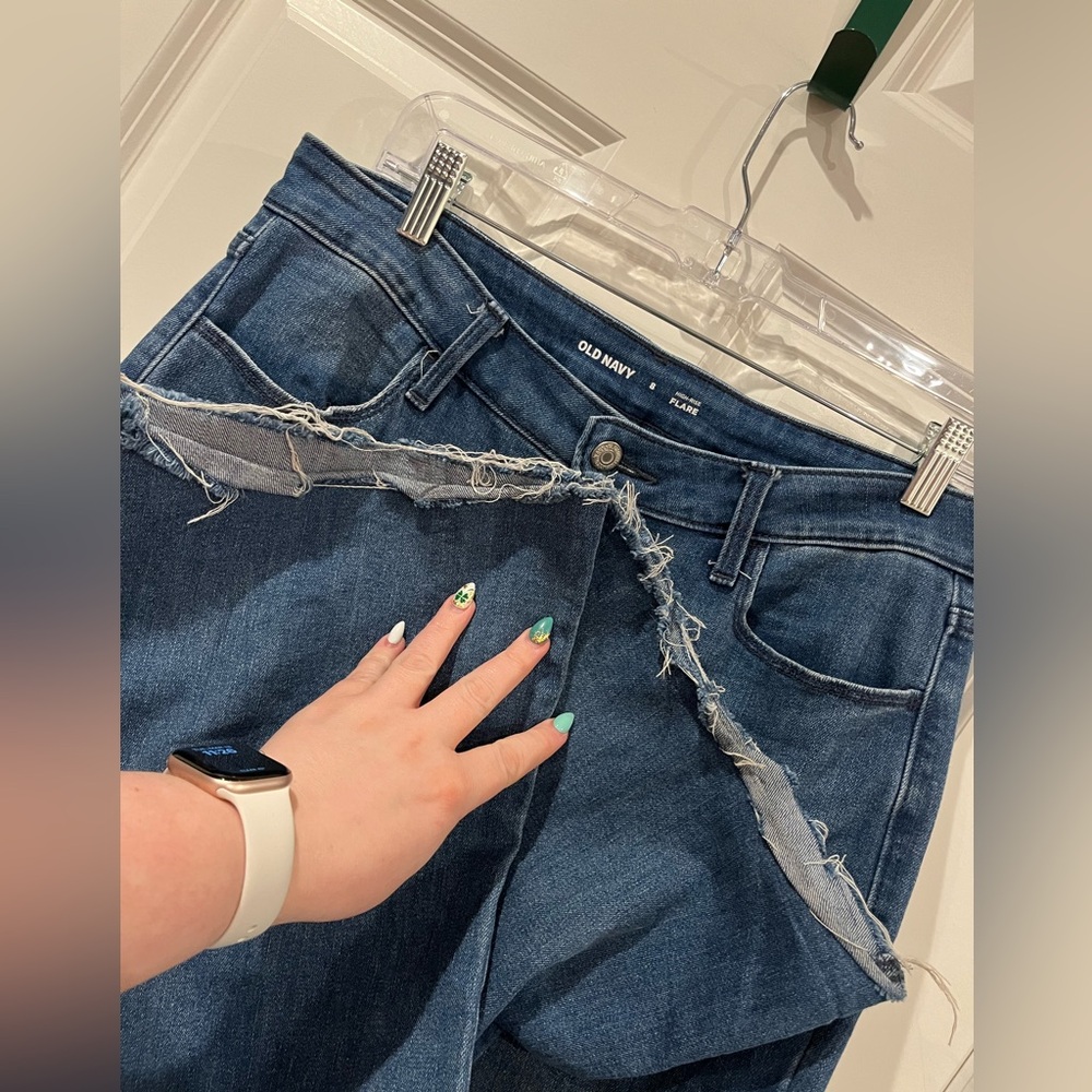 Old Navy High Rise Flare Leg Size 8